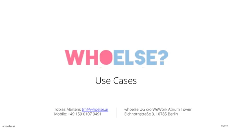 Whoelse.ai